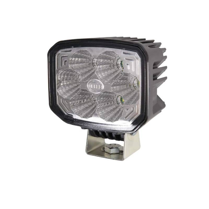 HELLA LED Arbeitsscheinwerfer - Power Beam 1000 Compact - 24V / 12V - 1000lm - geschraubt/Anbau - schwenkbarer Montagebügel - weitreichende Ausleuchtung - Stecker: DEUTSCH Stecker - 1GA 996 188-511 von Hella