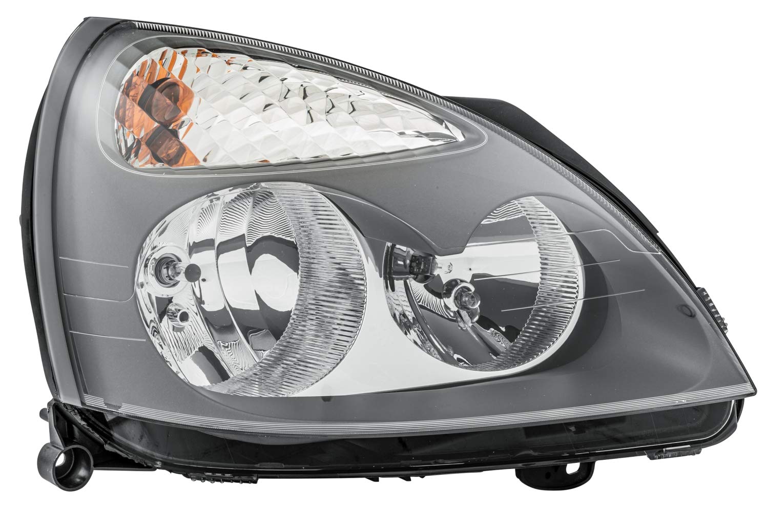 HELLA 1LB 008 461-761 Halogen Scheinwerfer - für u.a. Renault Clio II (BB_, CB_) - ECE - für Linksverkehr - rechts von Hella