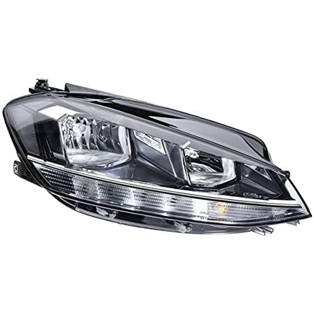 HELLA 1LB 013 924-041 Halogen/FF Scheinwerfer - für u.a. VW Golf VII (5G1, BQ1, BE1, BE2) - ECE - für Linksverkehr - rechts von Hella