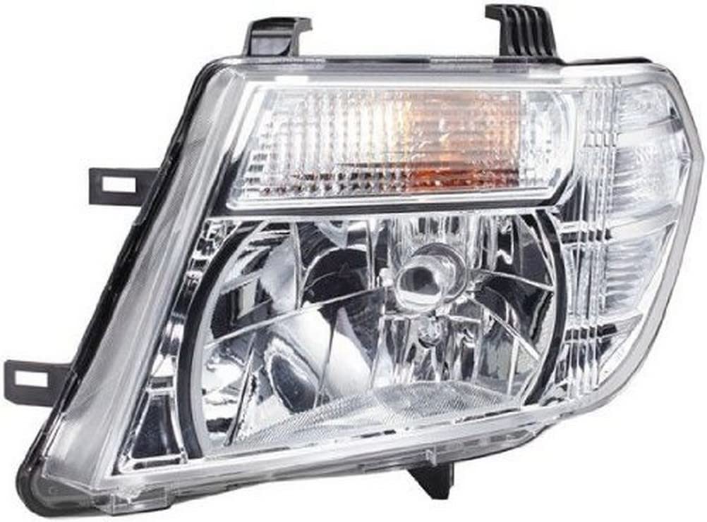 HELLA 1LE 238 055-031 Halogen Scheinwerfer - für u.a. Nissan Np300 Navara (D40) - ECE - für Linksverkehr - links von Hella