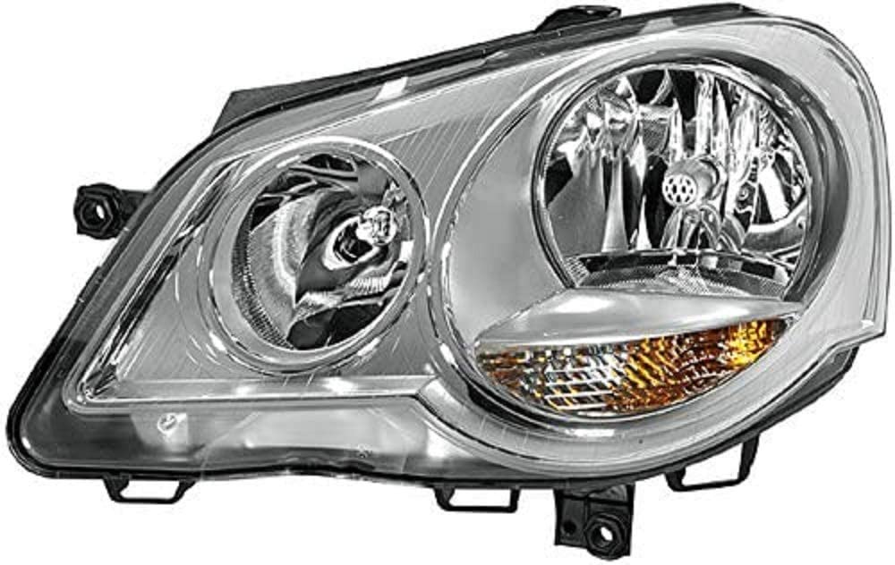 HELLA 1LE 247 019-201 FF/Halogen Scheinwerfer - für u.a. VW Polo (9N_) - ECE - für Linksverkehr - rechts von Hella