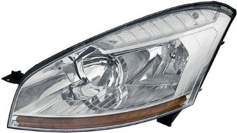 HELLA 1LF 009 237-031 Halogen Scheinwerfer - für u.a. Citroën C4 Grand Picasso I (UA_) - für Linksverkehr - links von Hella