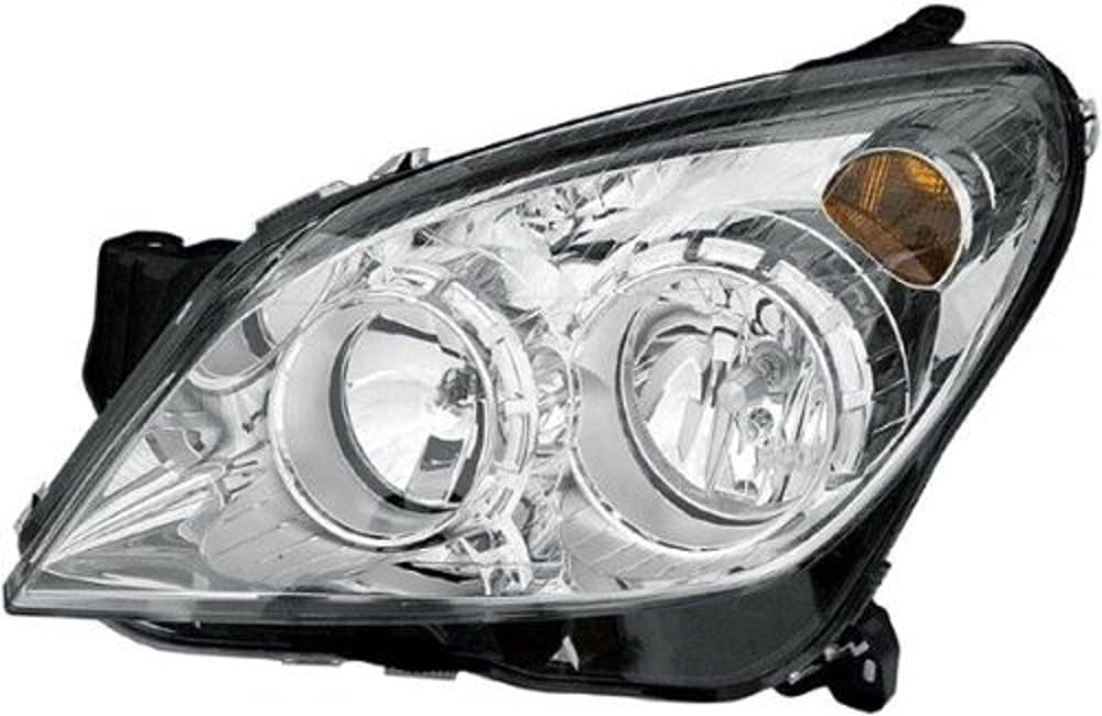 HELLA 1LG 270 370-641 Halogen Scheinwerfer - für u.a. Opel Astra H (A04) - chrom - ECE - für Linksverkehr - rechts von Hella