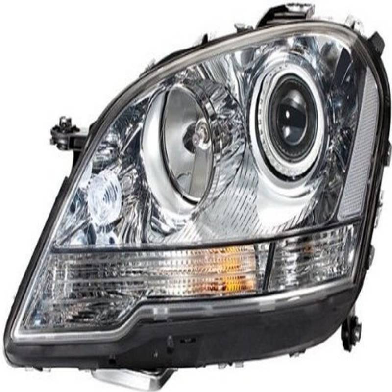 HELLA 1LL 263 064-041 DE/FF/Halogen Scheinwerfer - für u.a. Mercedes-Benz M-Class (W164) - ECE - für Linksverkehr - rechts von Hella