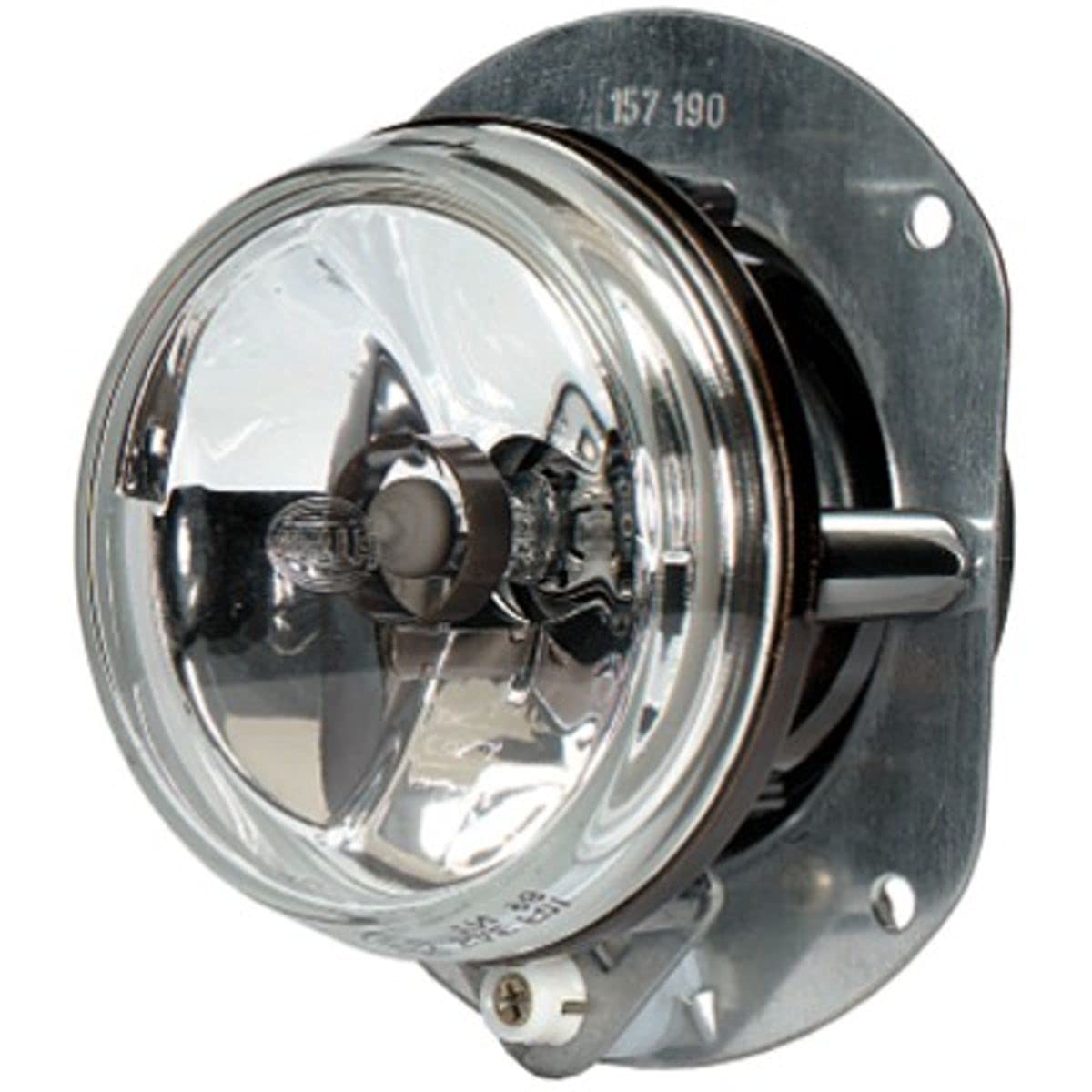 HELLA 1N0 008 582-017 FF/Halogen-Nebelscheinwerfer - 24V - rund - Einbau - glasklare Streuscheibe - Lichtscheibenfarbe: transparent - links/rechts - Menge: 24 von Hella