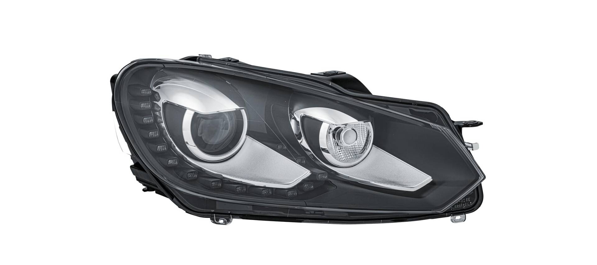 HELLA 1ZS 009 902-781 Bi-Xenon/LED Scheinwerfer - für u.a. VW Golf VI (5K1) - ECE - für Rechtsverkehr - rechts von Hella