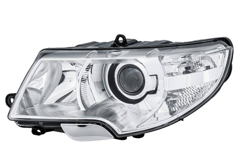 HELLA 1ZS 247 047-331 Halogen/Bi-Xenon/FF Scheinwerfer - für u.a. Skoda Superb II Estate (3T5) - ECE - für Rechtsverkehr - links von Hella