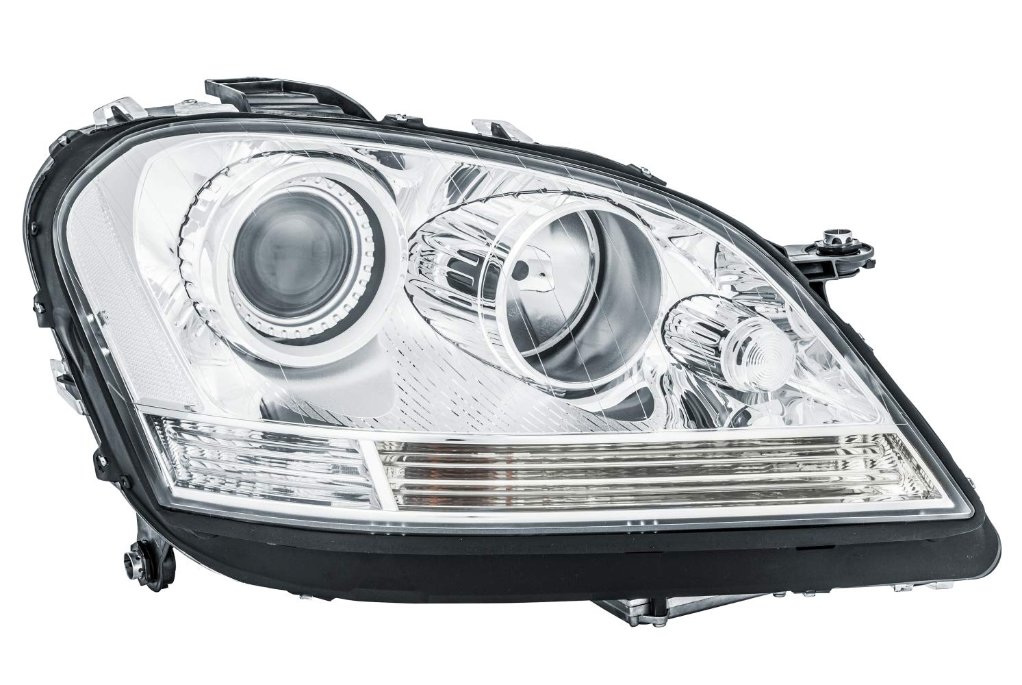 HELLA 1ZS 263 036-321 Halogen/Bi-Xenon/FF Scheinwerfer - für u.a. Mercedes-Benz M-Class (W164) - CCC/ECE - für Rechtsverkehr - rechts von Hella