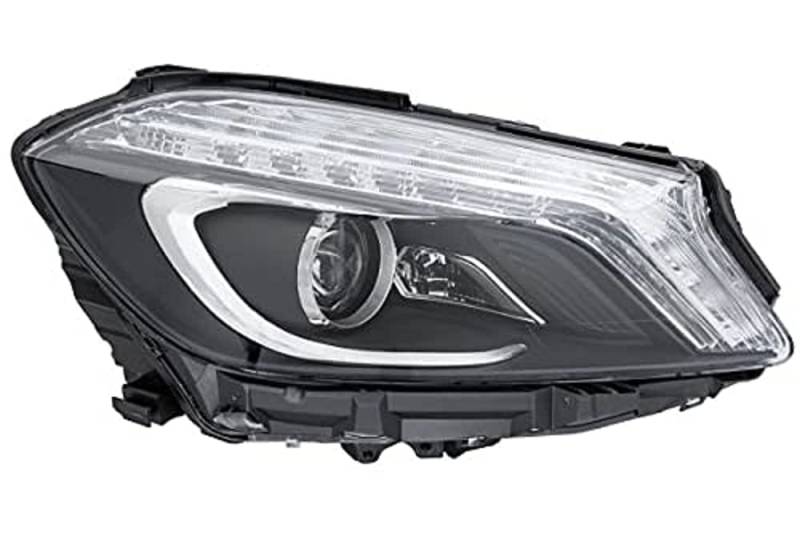 HELLA 1ZT 010 818-481 Bi-Xenon/LED Scheinwerfer - für u.a. Mercedes-Benz A-Class (W176) - CCC/ECE - für Linksverkehr/für Rechtsverkehr - rechts von Hella