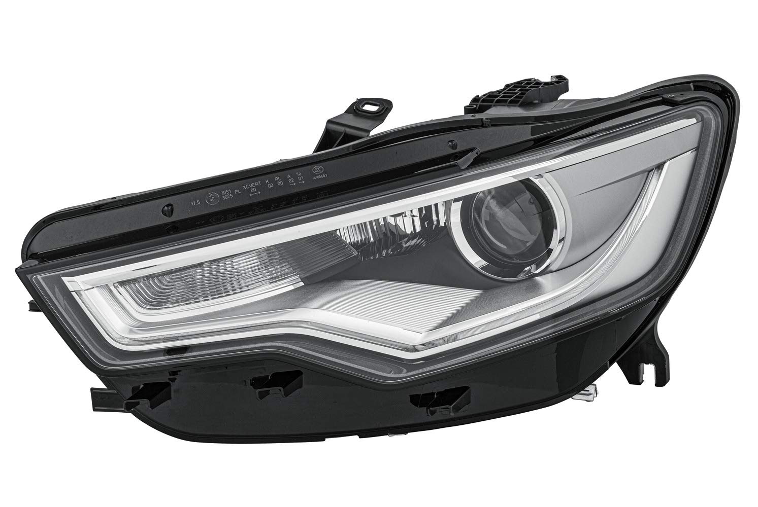 HELLA 1ZT 011 150-311 LED/Bi-Xenon Scheinwerfer - für u.a. Audi A6 Avant (4G5, 4GD, C7) - ECE - für Linksverkehr/für Rechtsverkehr - links von Hella