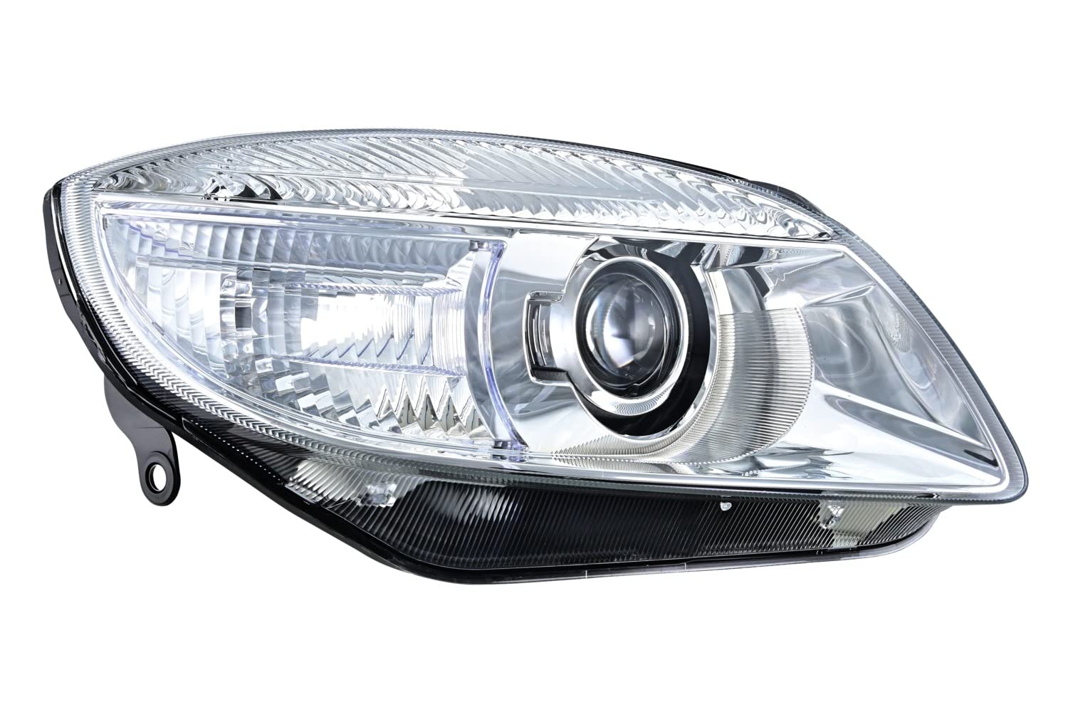 Hella 1ZV 247 025-301 Halogen Scheinwerfer - für u.a. Skoda Fabia II (542) / Roomster (5J7) - with lens system - für Rechtsverkehr - rechts von Hella