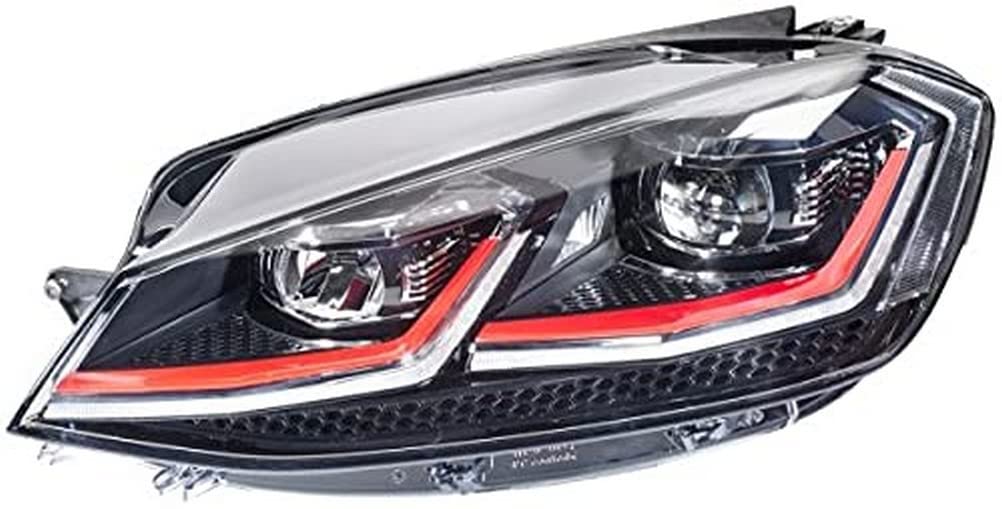 HELLA 1ZX 013 924-411 LED Scheinwerfer - für u.a. VW Golf VII (5G1, BQ1, BE1, BE2) - GTI - ECE - für Rechtsverkehr - links von Hella