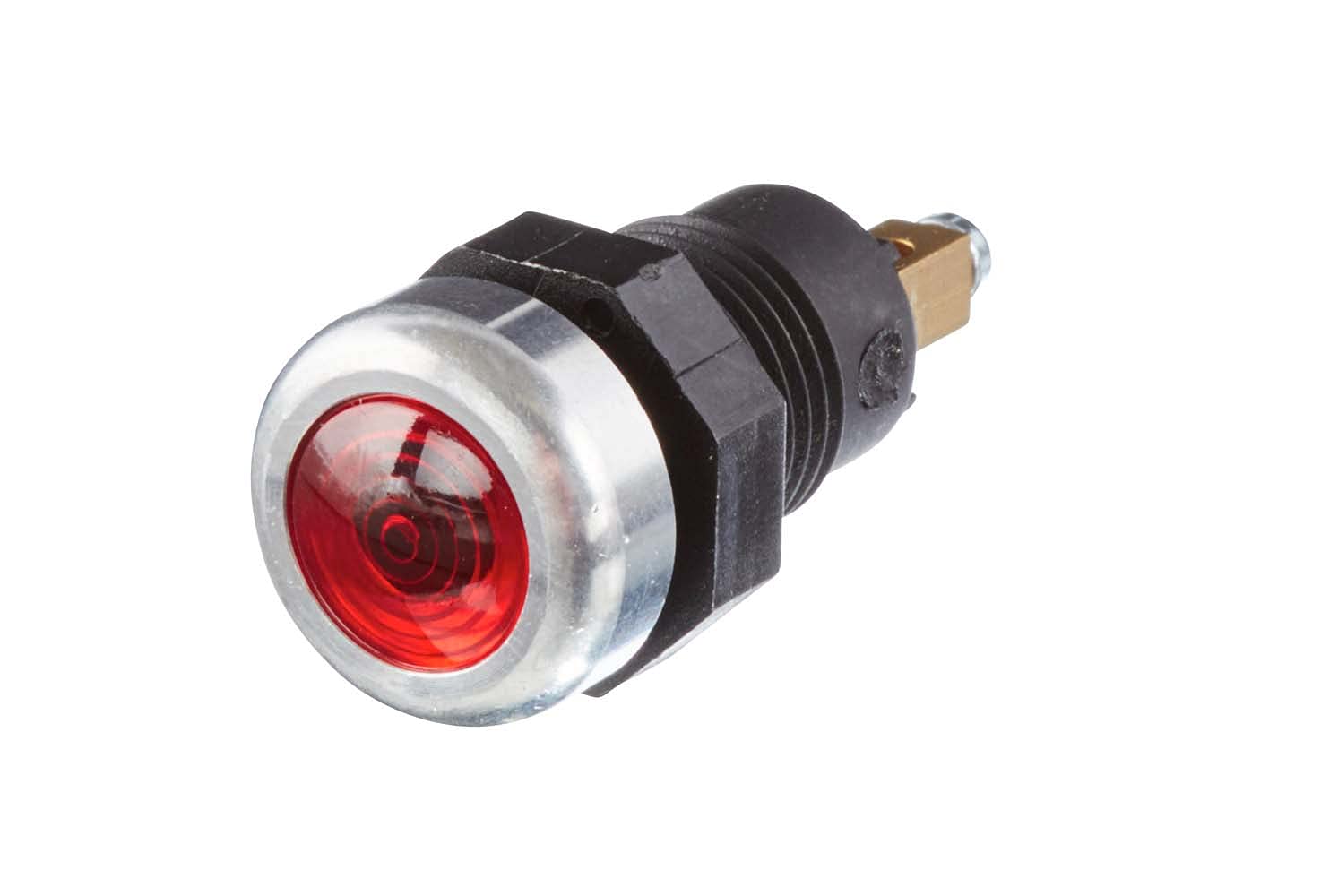 HELLA Kontrollleuchte - Halogen - 12V / 24V - geschraubt - 2AA 008 595-031, Rot von Hella