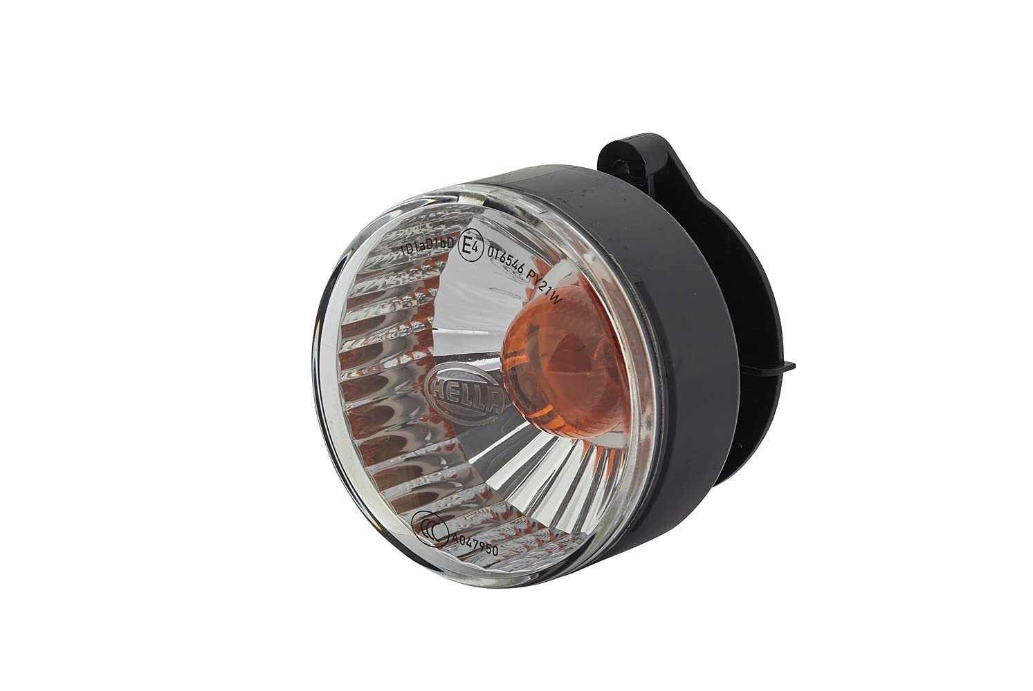 HELLA Blinkleuchte - Halogen - 12V - Einbau/Schraubanschluss - CCC - Lichtscheibenfarbe: glasklar - vorne - Menge: 1 - 2BA 009 001-071, Kleur lens: kristalhelder von Hella