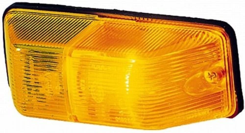 HELLA 2BM 006 692-027 Zusatzblinkleuchte - Glühlampe - 12/24V - Anbau - Lichtscheibenfarbe: gelb - rechts/seitlicher Anbau von Hella