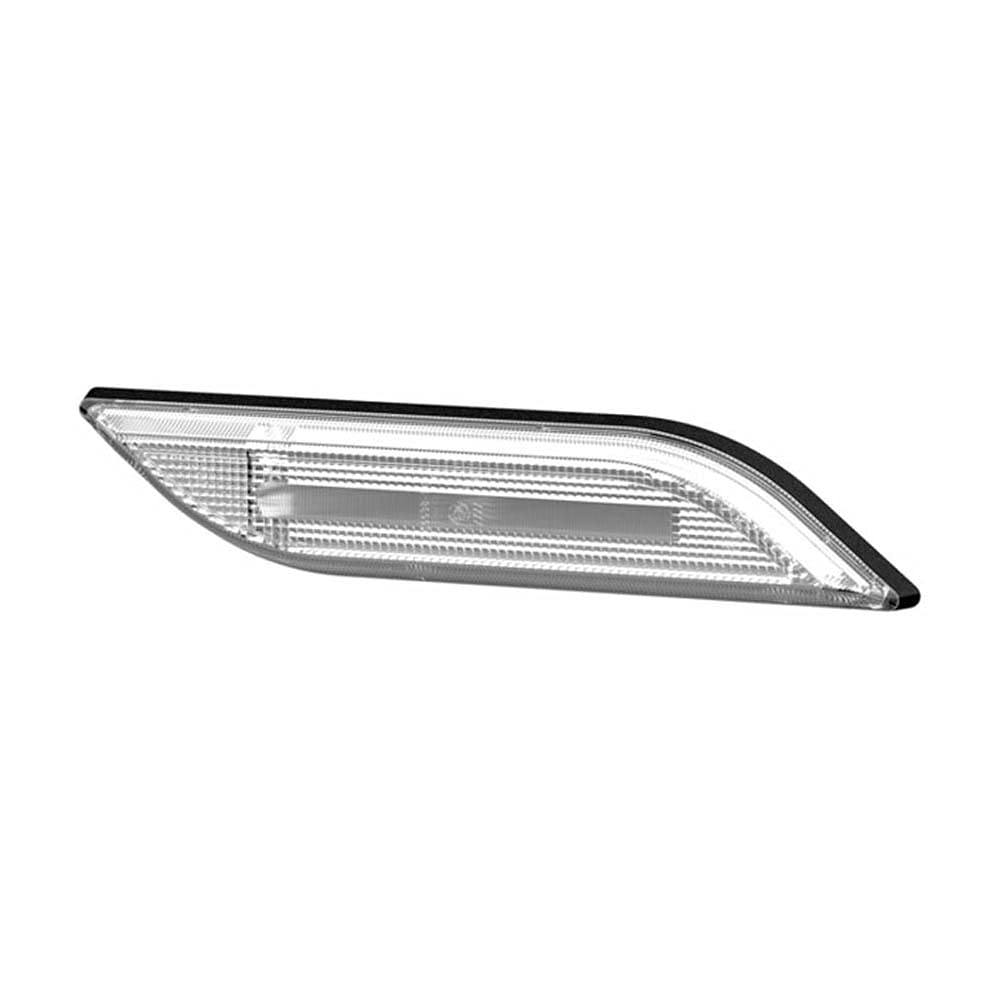 HELLA Zusatzblinkleuchte - Shapeline Style - LED - 24V / 12V - geschraubt/Anbau - ADR/GGVS - Lichtscheibenfarbe: glasklar - Kabel: 500mm - Stecker: offene Kabelenden - 2BM 013 339-051 von Hella