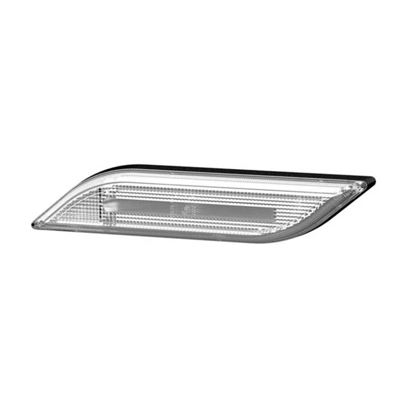 HELLA Zusatzblinkleuchte - Shapeline Style - LED - 12V / 24V - geschraubt/Anbau - ADR/GGVS - Lichtscheibenfarbe: glasklar - Kabel: 500mm - Stecker: offene Kabelenden - 2BM 013 339-061 von Hella