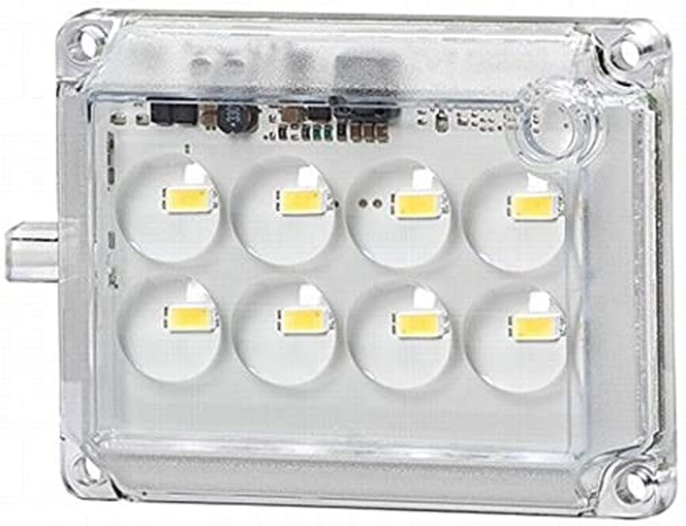 HELLA Innenraumleuchte - LED - 12V / 24V - Anbau/geschraubt - Lichtscheibenfarbe: glasklar - Innenraum - Menge: 1 - 2JA 012 557-011 von Hella