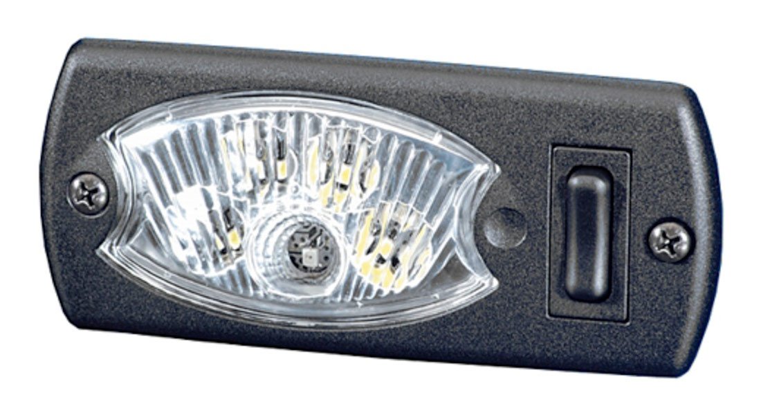 HELLA Innenraumleuchte - Mini OvalLED - LED - 12V - 1.2W - Einbau - Lichtscheibenfarbe: glasklar - Innenraum - Menge: 1 - 2JA 343 570-051 von Hella