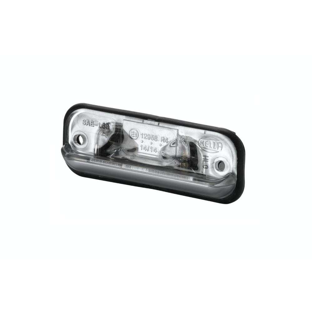 HELLA 2KA 001 378-207 Kennzeichenleuchte - Kennzeichenbeleuchtung - Anhänger - Halogen - 12V - Einbau/Schraubanschluss - ECE - Lichtscheibenfarbe: glasklar - links/rechts/außen - Menge: 100 von Hella