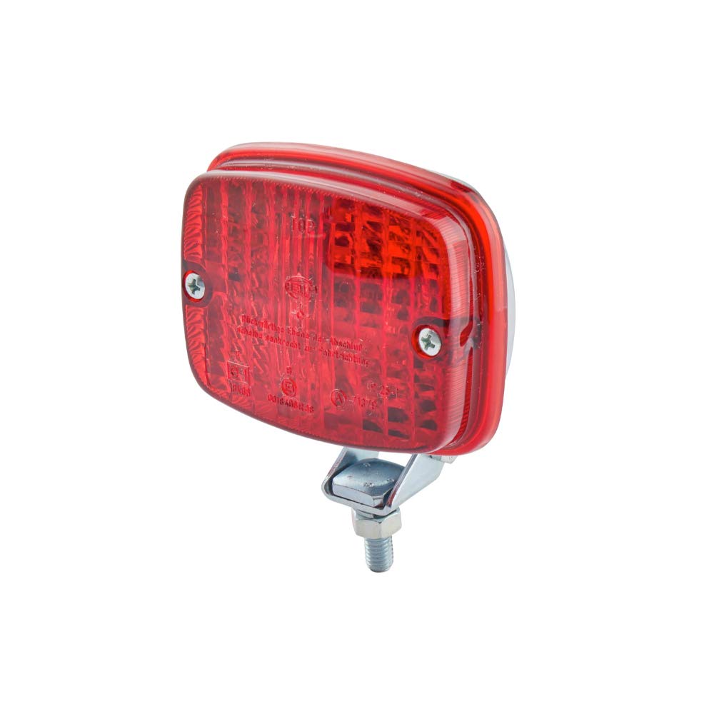 HELLA Nebelschlussleuchte - Halogen - 12V / 24V - Anbau - Lichtscheibenfarbe: rot - Stecker: Flachstecker - links/rechts - 2NE 003 030-151, Medium von Hella