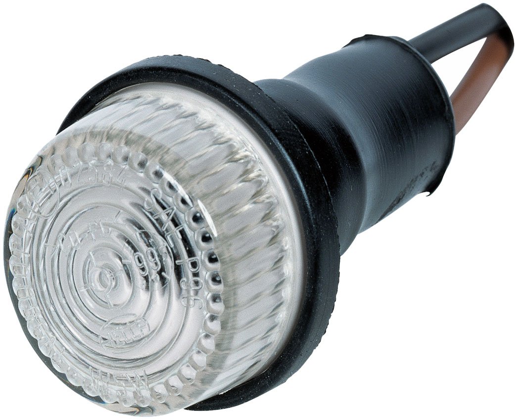 HELLA 2PF 003 563-151 Positionsleuchte - Begrenzungsleuchte - Anhänger - Wohnwagen - Halogen - 24/12V - Einbau/geclipst - ECE - Lichtscheibenfarbe: glasklar - Kabel: 1800mm - links/rechts - Menge: 10 von Hella