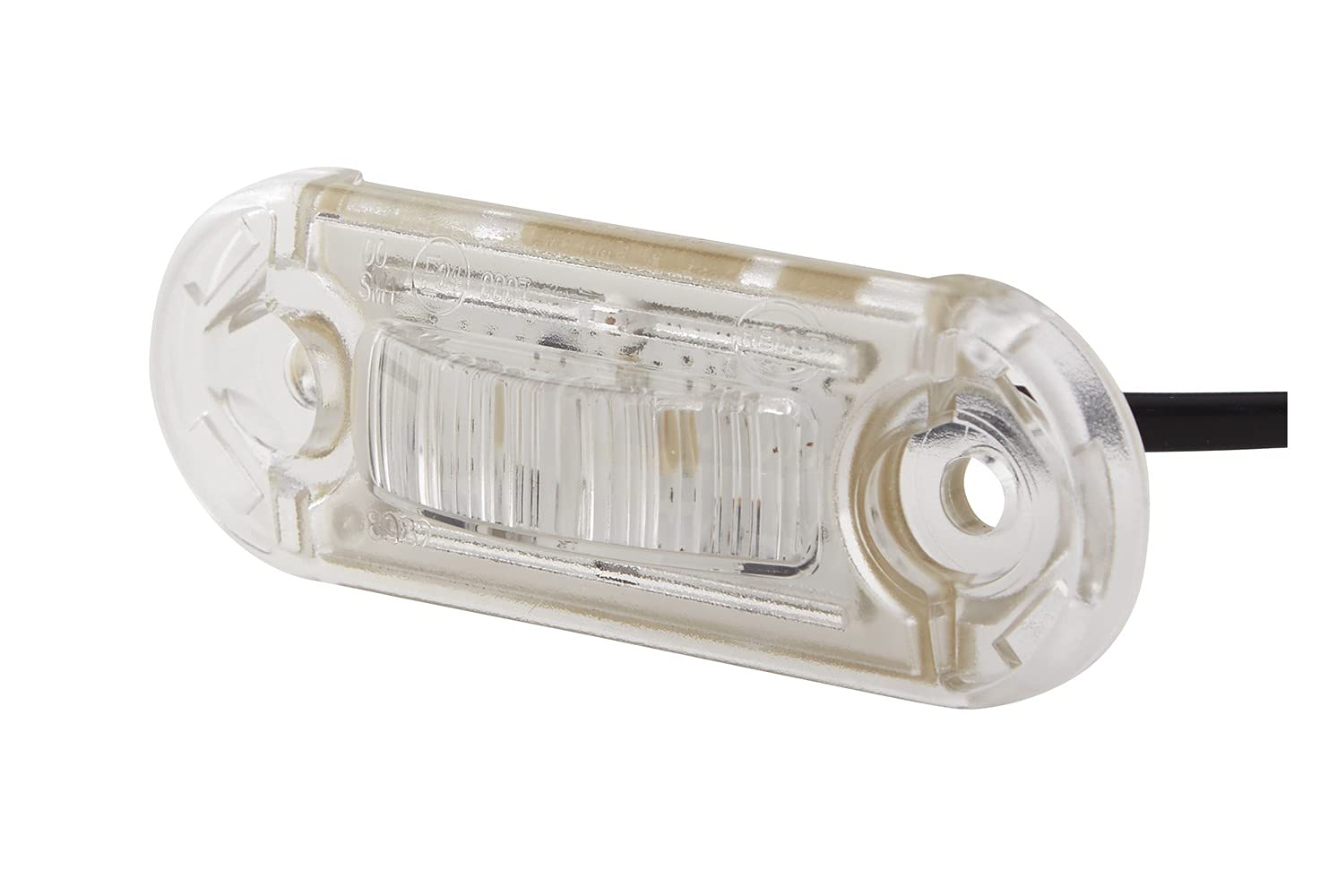 HELLA 2PS 980 868-201 Seitenmarkierungsleuchte - Begrenzungsleuchte - Anhänger - Wohnwagen - DuraLED S - LED - 12/24V - Schraubanschluss/Anbau - Kabel: 500mm - rechts/links - Menge: 1 von Hella