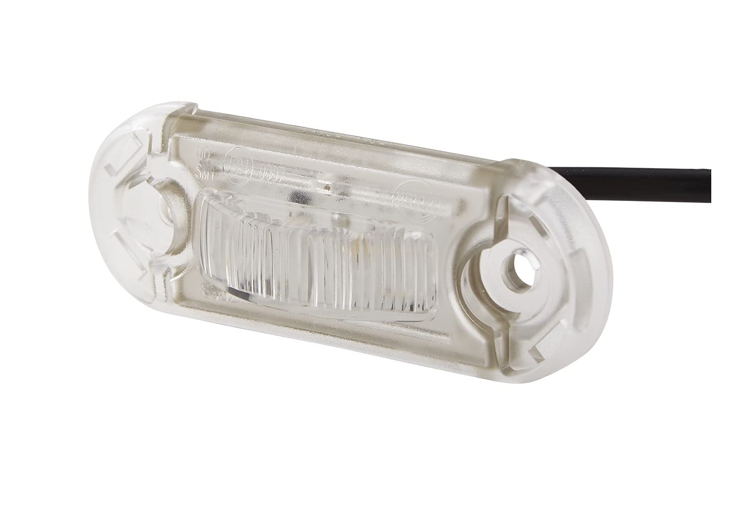 HELLA 2PS 980 868-211 Seitenmarkierungsleuchte - Begrenzungsleuchte - Anhänger - Wohnwagen - DuraLED S - LED - 12/24V - Schraubanschluss/Anbau - Kabel: 2500mm - rechts/links - Menge: 1 von HELLA