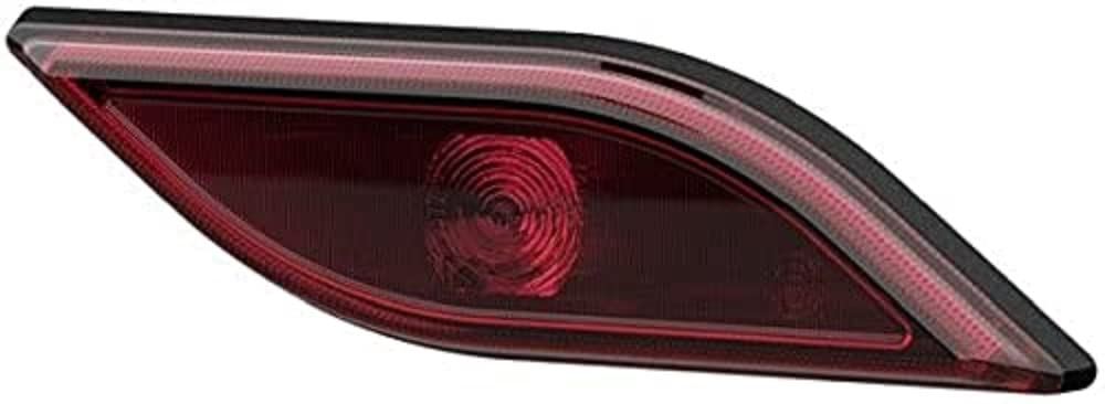 HELLA Schlussleuchte - Shapeline Style - LED - 12V / 24V - geklebt - SAE - Lichtscheibenfarbe: rot - Kabel: 250mm - Stecker: offene Kabelenden - hinten rechts - Menge: 1 - 2SA 013 324-241 von Hella