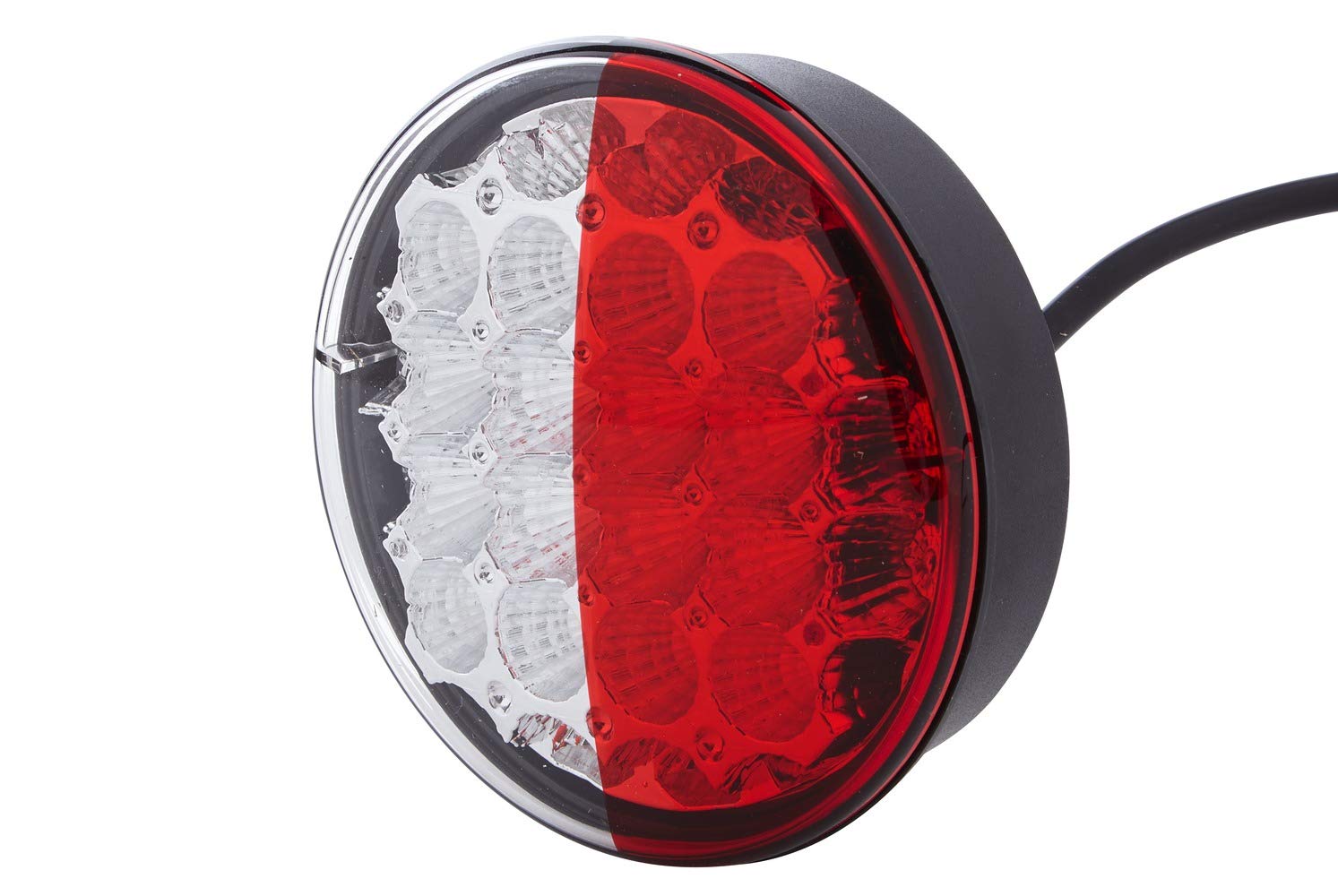 HELLA Rückleuchte - LED - Anhänger Beleuchtung - 12V / 24V - Anbau/geschraubt - ECE/ADR/GGVS - Lichtscheibenfarbe: rot/glasklar - Kabel: 500mm - Stecker: offene Kabelenden - 2SD 344 200-071 von Hella
