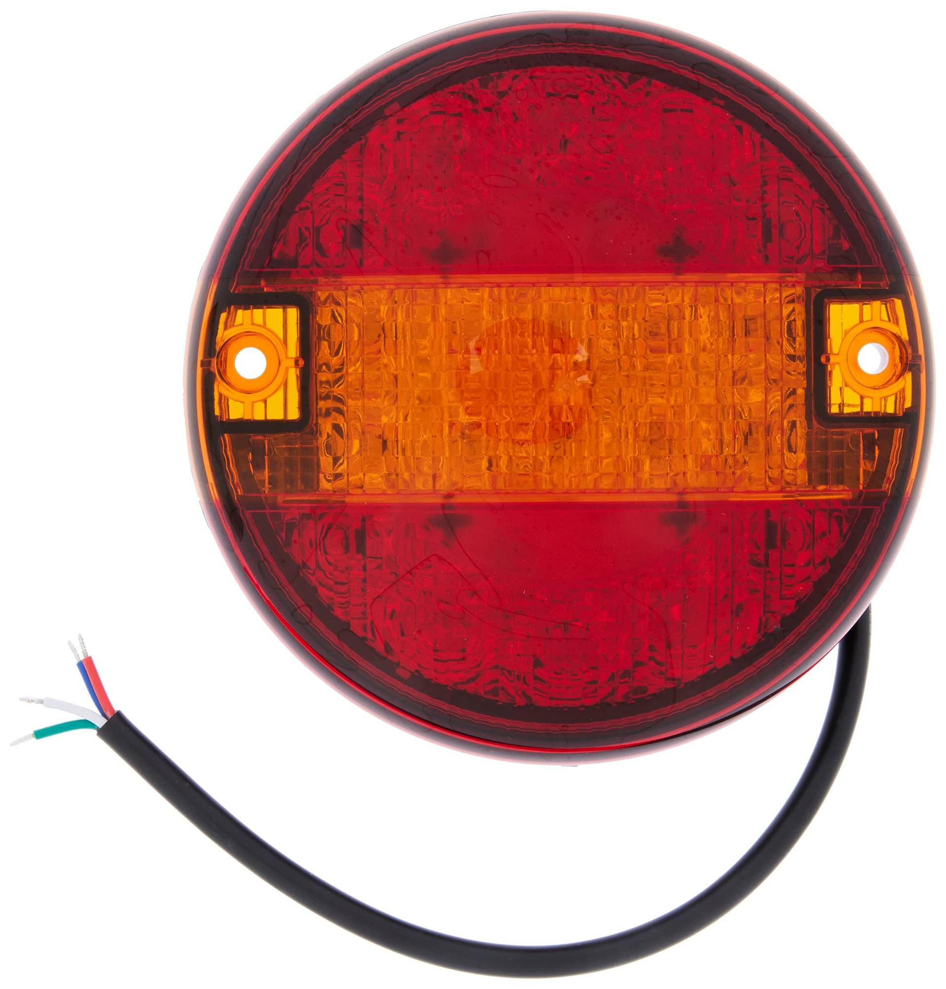 HELLA VALUEFIT Rückleuchte - LED - Anhänger Beleuchtung - 12V / 24V - Anbau/geschraubt - ECE - Lichtscheibenfarbe: rot/gelb - Stecker: Flachstecker - links/rechts - Menge: 1 - 2SD 357 026-001 von Hella