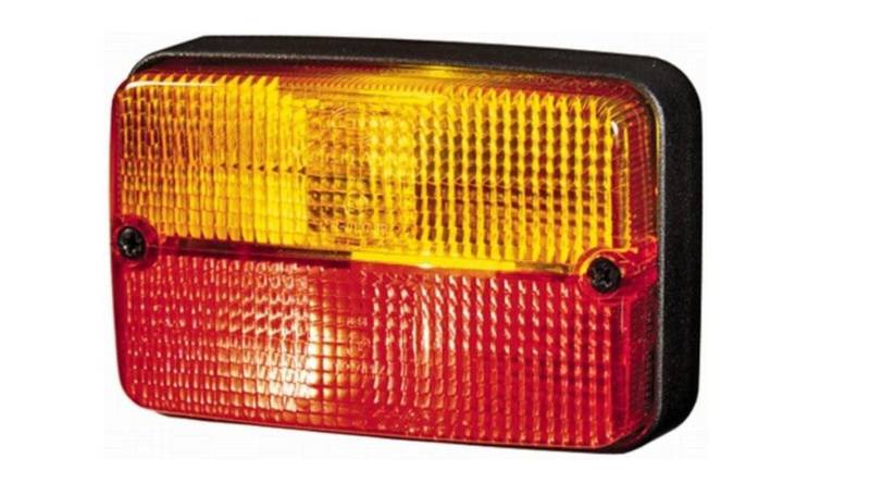 HELLA Rückleuchte - Glühlampe - Anhänger Beleuchtung - 12V - Anbau/geschraubt - ECE - Lichtscheibenfarbe: rot/gelb - Kabel: 900mm - rechts/links - Menge: 30 - 2SD 997 131-367 von Hella