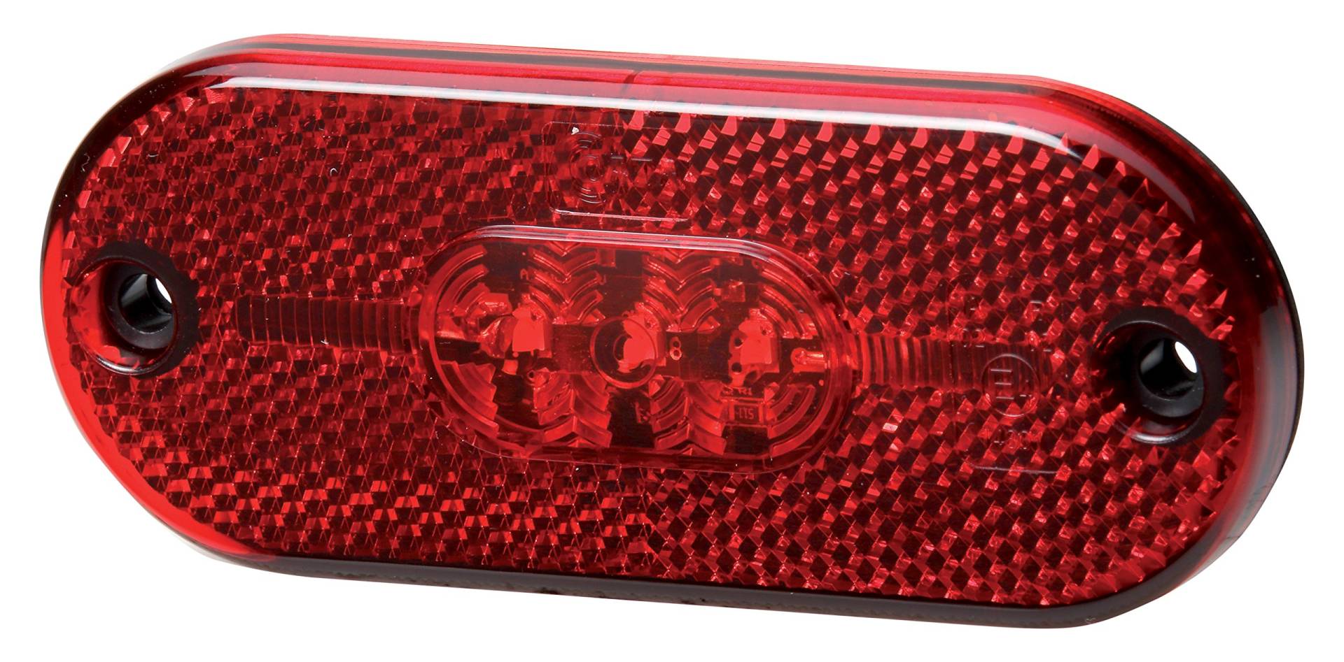 HELLA VALUEFIT Schlussleuchte - LED - Anhänger Beleuchtung - 12V - Anbau - Lichtscheibenfarbe: rot - Kabel: 150mm - Stecker: Flachsteckhülse - links/rechts - Menge: 1 - 2TM 357 009-011 von Hella