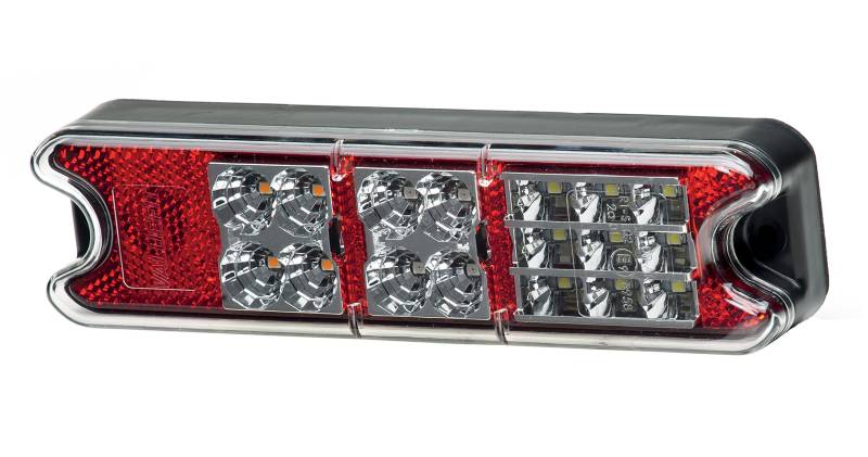 HELLA VALUEFIT Rückleuchte - LED - Anhänger Beleuchtung - 24V / 12V - Anbau/geschraubt - ECE - Lichtscheibenfarbe: rot/glasklar - Stecker: offene Kabelenden - links/rechts - Menge: 1 - 2VP 357 021-011 von Hella