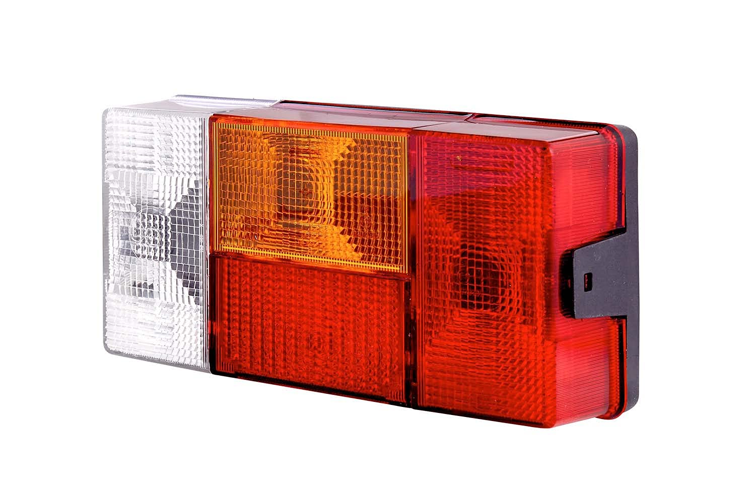 HELLA Rückleuchte - Glühlampe - Anhänger Beleuchtung - 24V / 12V - Anbau - ECE - Lichtscheibenfarbe: rot/gelb - Stecker: Flachstecker - links - Menge: 1 - 2VP 006 040-351 von Hella