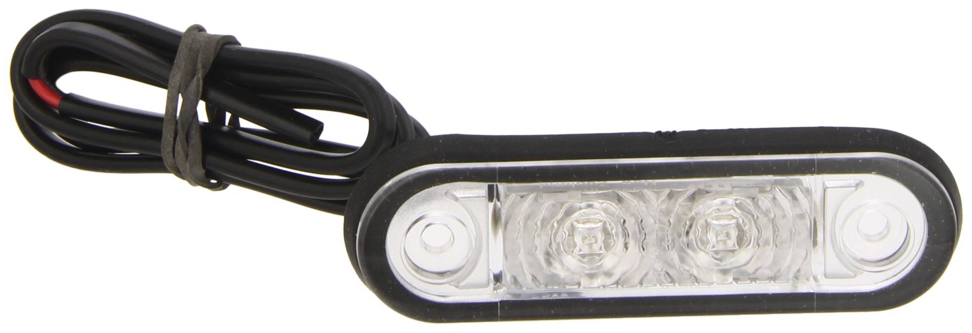 HELLA 2XA 959 790-401 Umrissleuchte - Begrenzungsleuchte - Anhänger - Wohnwagen - LED - 12/24V - Einbau - ECE/ADR/GGVS - Lichtscheibenfarbe: glasklar - Kabel: 500mm - Heckeinbau von Hella