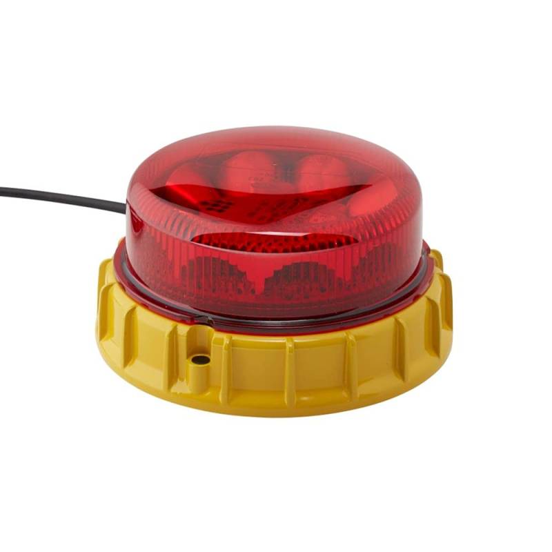 HELLA Rundumleuchte - LED Warnleuchte - Blitzleuchte - K-LED Mining - 12V / 24V - rot - Schraubanschluss/Anbau - 2XD 011 557-021 von Hella