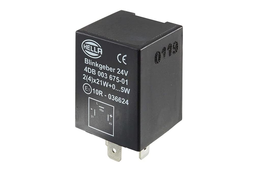 HELLA 4DB 003 675-011 Blinkgeber - 24V - 3-polig - gesteckt - elektronisch von Hella