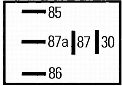 HELLA 4RD 965 453-047 Relais, Arbeitsstrom - 12V - 5-polig - Schaltbild: W2 - Stecker: C1 - Wechsler - Farbe: schwarz - ohne Halter - Menge: 350 von Hella