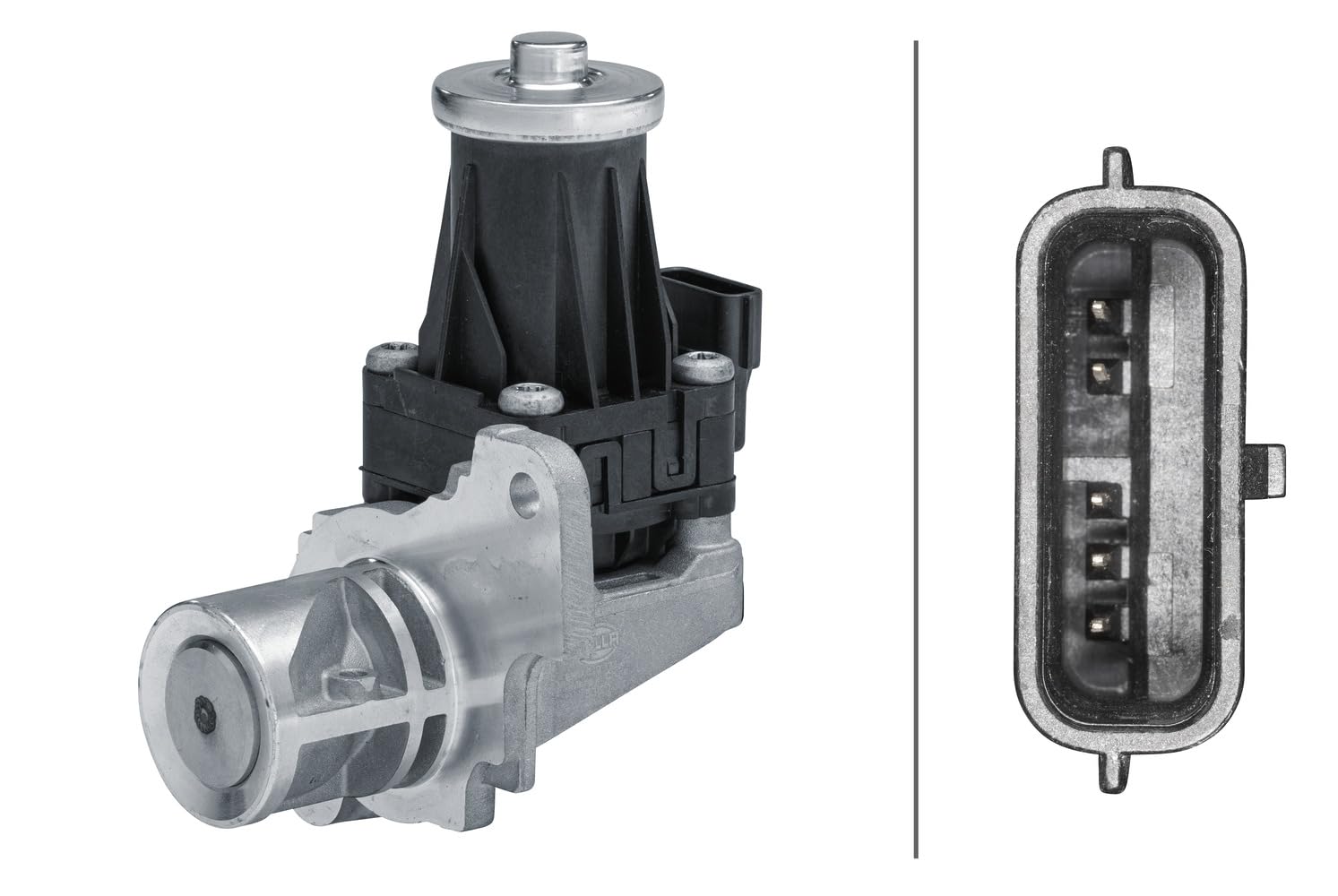 HELLA 6NU 014 864-691 AGR-Ventil - elektrisch - 5-polig - mit Dichtungen von Hella