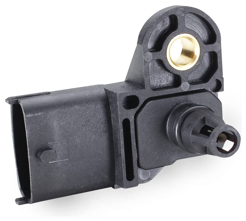 HELLA 6PP 009 400-291 Sensor, Ladedruck - 5V - 4-polig - mit Dichtung von Hella