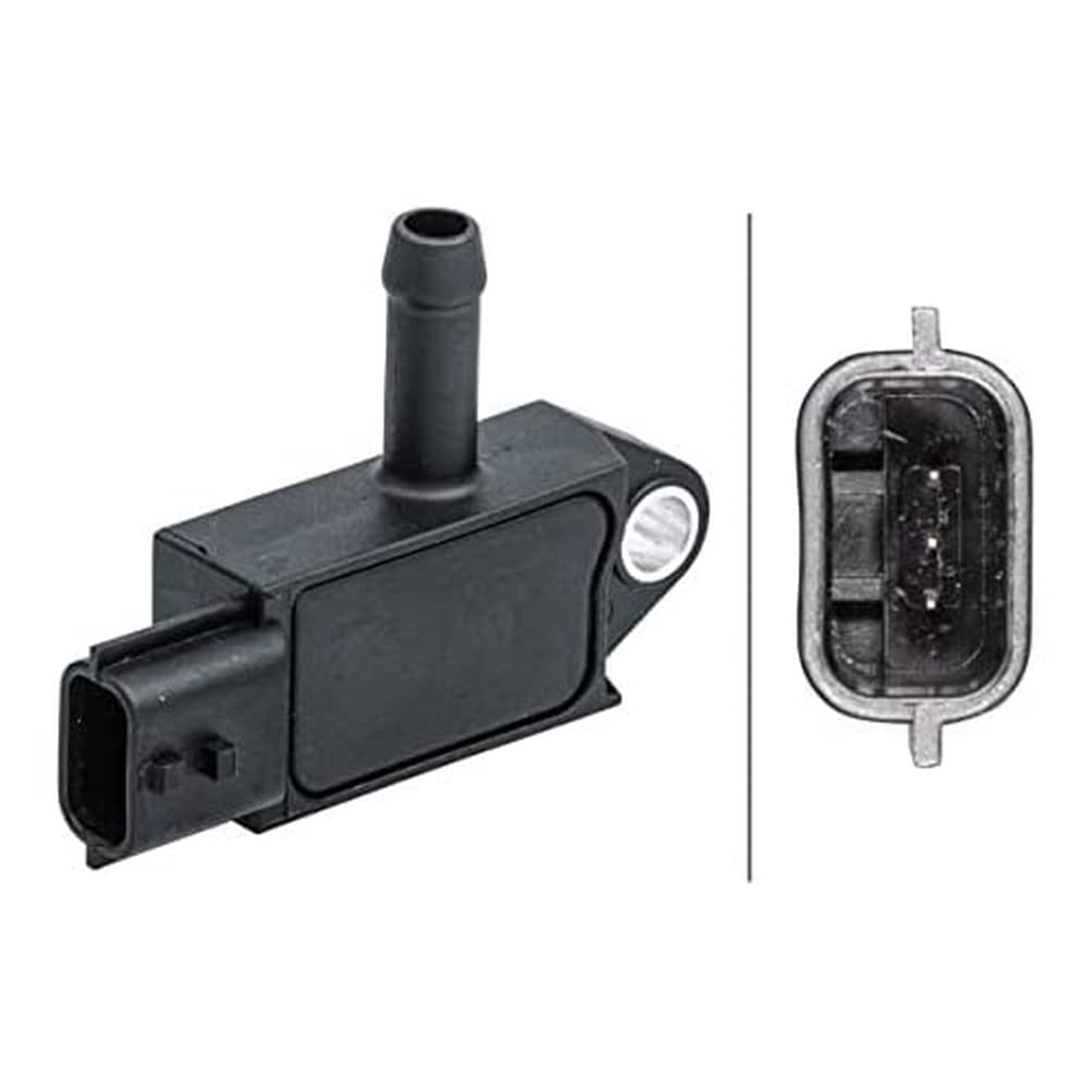 HELLA 6PP 009 409-461 Sensor, Abgasdruck - 3-polig - geschraubt von Hella