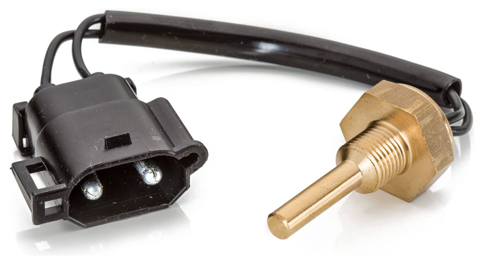 HELLA 6PT 009 107-281 Sensor, Kühlmitteltemperatur - 12V - 2-polig - geschraubt - mit Dichtung - mit Kabel von Hella