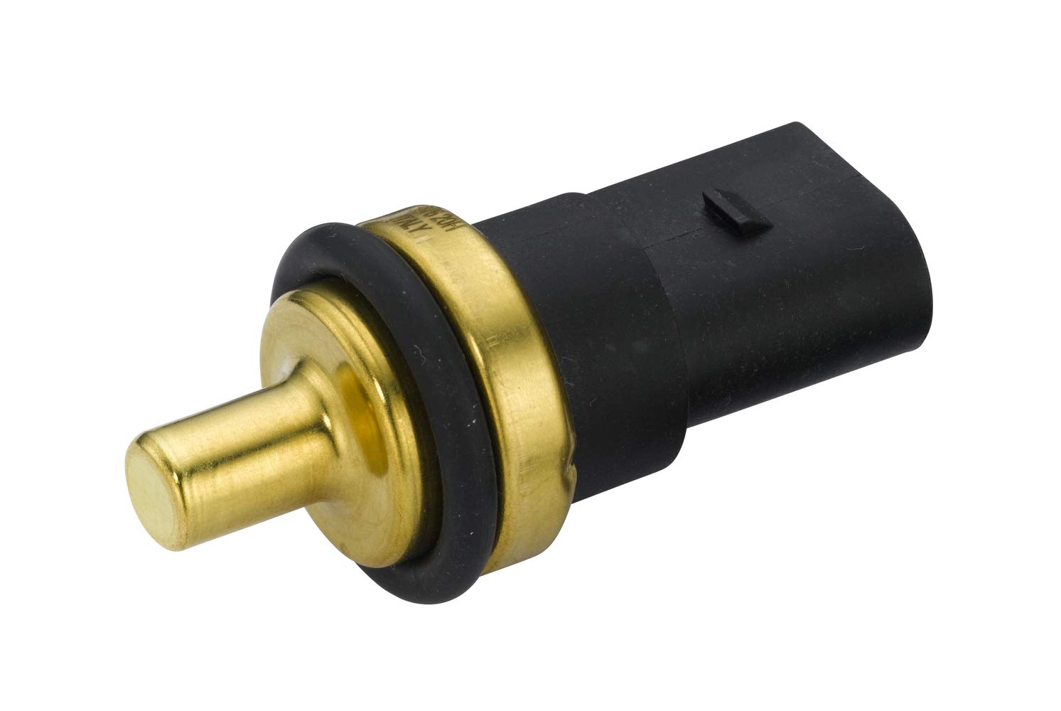 HELLA 6PT 013 113-291 Sensor, Kraftstofftemperatur - 2-polig - geklemmt - ohne Gehäuse - mit Dichtring von Hella