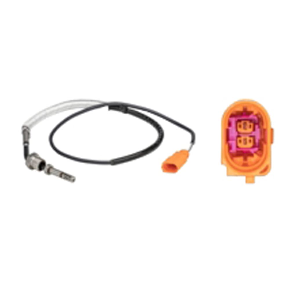 HELLA 6PT 358 181-131 Sensor, Abgastemperatur - 2-polig - geschraubt - Kabel: 715mm von Hella