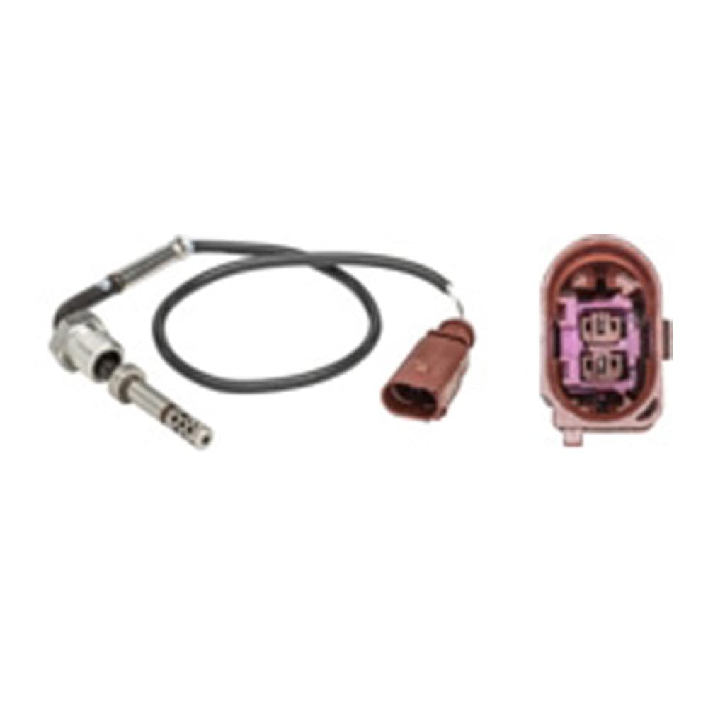 HELLA 6PT 358 181-301 Sensor, Abgastemperatur - 2-polig - geschraubt - Kabel: 340mm von Hella