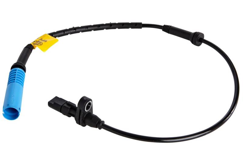 HELLA 6PU 009 106-301 Sensor, Raddrehzahl - 12V - Vorderachse - Kabel: 545mm von Hella