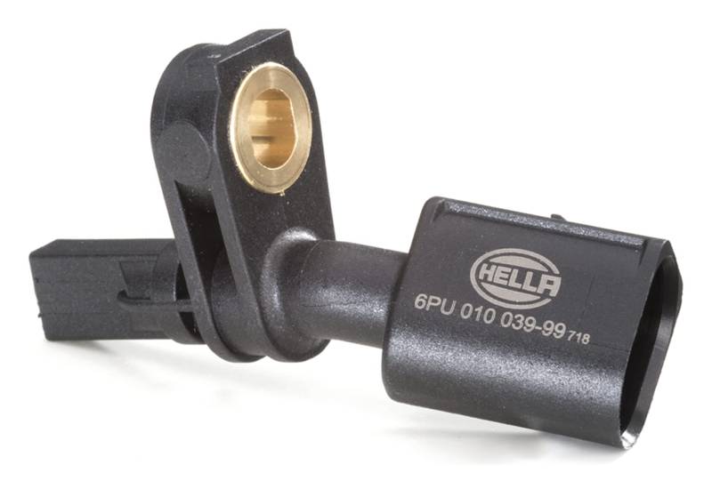 HELLA 6PU 010 039-991 Sensor, Raddrehzahl - 12V - 2-polig - Vorderachse links - ohne Kabel von Hella