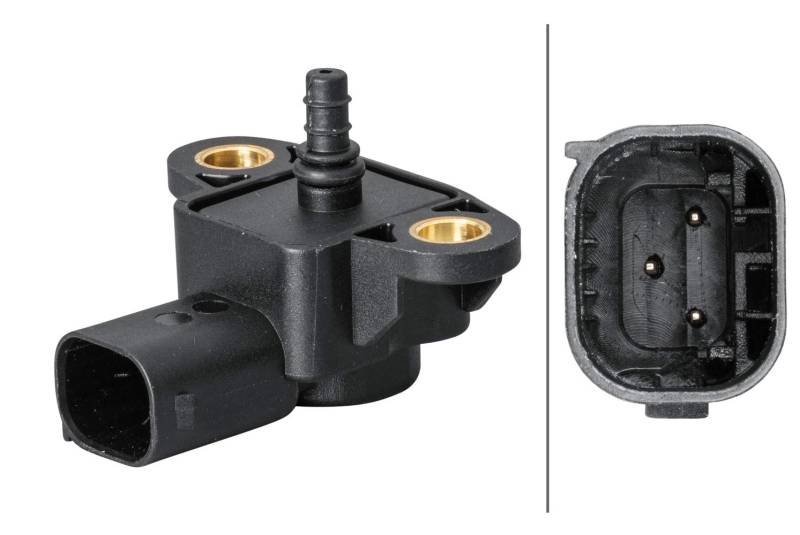 HELLA 6PU 230 040-611 Sensor, Raddrehzahl - 2-polig - Vorderachse - Kabel: 1230mm - mit Halter von Hella