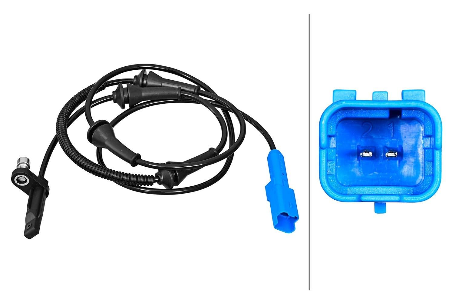 HELLA 6PU 358 217-071 Sensor, Raddrehzahl - 2-polig - Kabel: 1190mm von HELLA